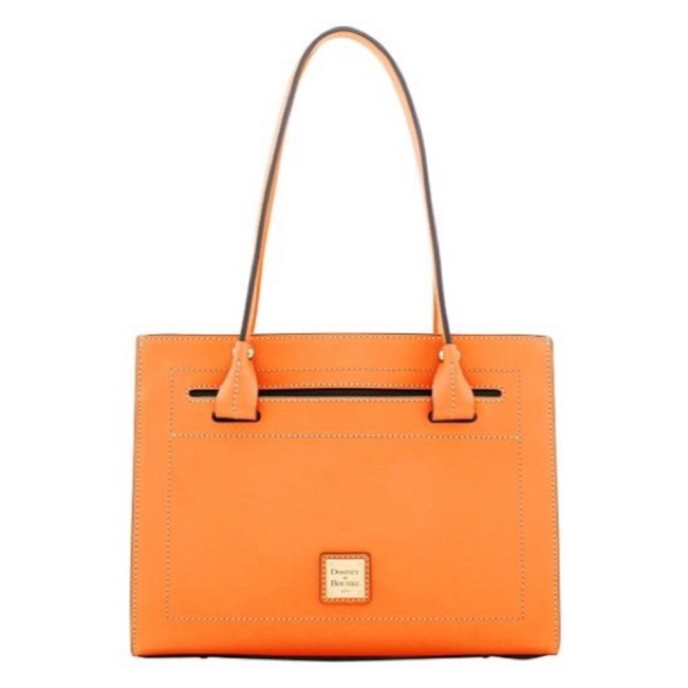 NWT Dooney & Bourke Coral Leather Satchel Purse